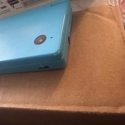 Turquoise Nintendo DSi.
Perfect working order and has been factory reset.
Colours slightly worn on corners - see photos but otherwise excellent condition.
Comes with charger and 2 games.