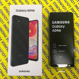 Brand New Samsung Galaxy A04e 3G 32GB Dual Sim Unlocked

Brand: Samsung

Model: Galaxy A04e

RAM: 3GB

Dual Sim: Yes

Colour : Back

Screen Size : 6.5 Inches

Internal Memory: 32GB

Network status: Unlocked

Operating system: Android 12.0

PAYMENT IN-STOR ONLY!

NO POSTAGE , COLLECTION ONLY!

Contact us:
PHONE LOUNGE
0208 - 527 3007

10:30 am to 6:30 pm (Monday - Friday)
11:00 am to 5:30 pm (Saturday)

8 Broadway Parade The Broadway,
Highams Park
E4 9LG