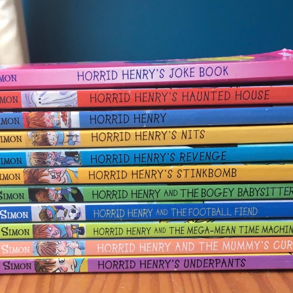 Collection only WF6
11 Horrid Henry reading books, all in good condition.