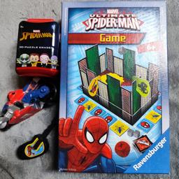 Spiderman Paket

1 Ravensburger Spiel
3D Puzzle Radierer NEU
Figur Edit: ist leider ohne Schlüssel momentan dank Katze 
3D Vision Puzzle

Keine Garantie/ Gewährleistung/ Rücknahme

Versand über Post.

Mehr nehmen weniger Zahlen