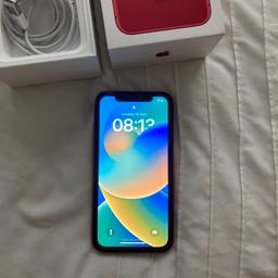 Product red iPhone 11
Comes with orginal box, charger and plug
Unlocked to any network
No iCloud lock
Everything’s fully working and can be tested 
Mint condition
Collection from le4 or drop offs for additional fee