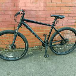 Carrera Vengeance Mountain Bike

I am selling my Carrera Vengeance Mountain Bike in good working order. Wheels are 27.5". Brakes are in good condition. Gears are 2*8. Collection from Balsall Heath.