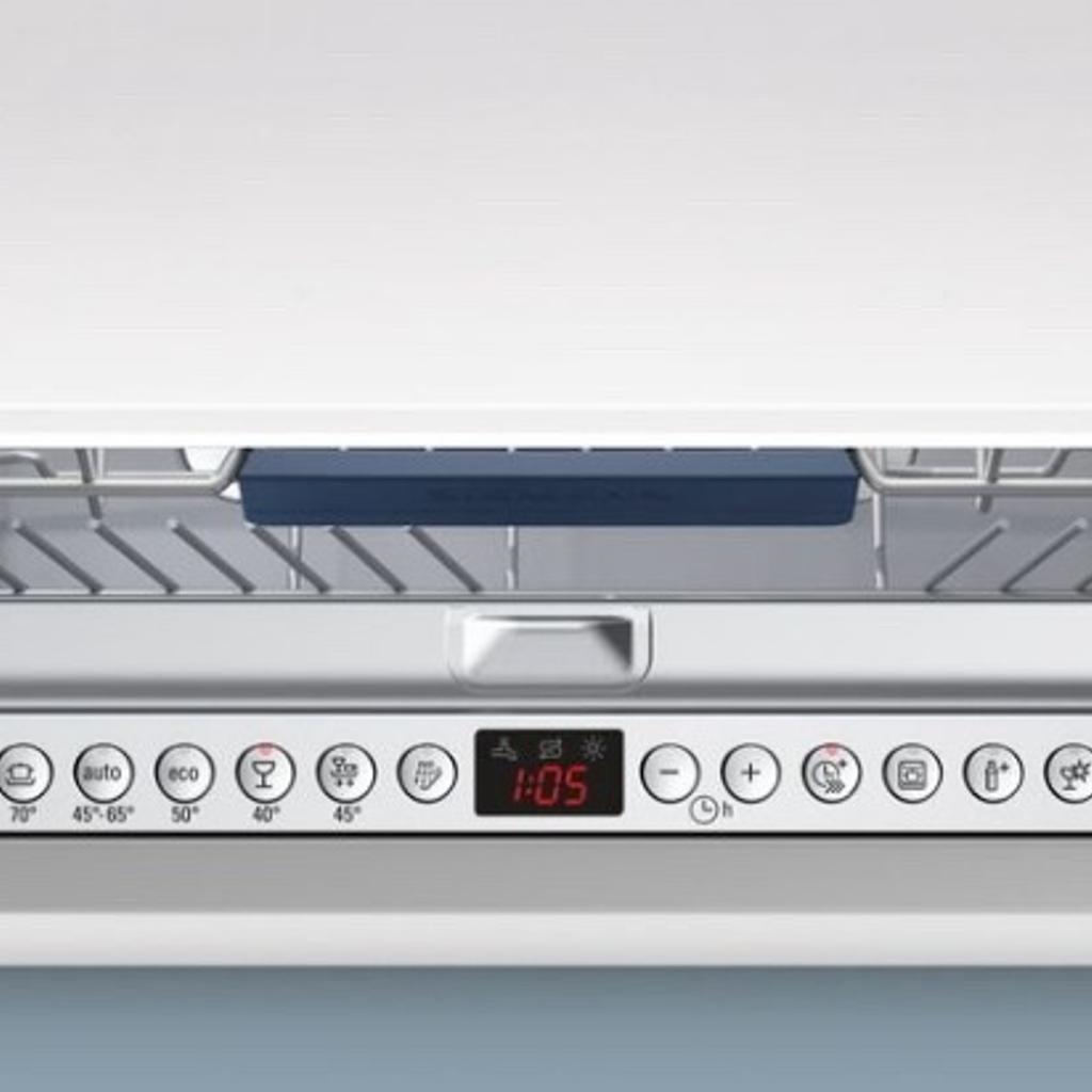 Vollintegrierbarer Geschirrspüler
Siemens SX 66p092eu/a7 inkl. zwei Laden und Besteckkorb (Besteckschublade kann nachgerüstet werden)