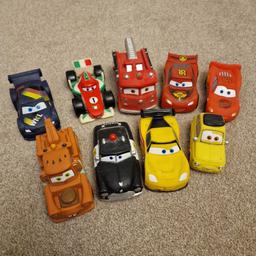 Disney Cars Bath Toys.

I have found an additional 3 Cars since the photo was taken.

Good Condition