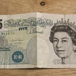 Old £5 banknote 
Add to your collection - taken out of circulation