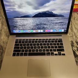 Macbook Pro Retina 15" Mid-2015 2.5 GHz Core i7 16GB Ram 256GB SSD for sale working perfectly good condition included charger pick up only cash only