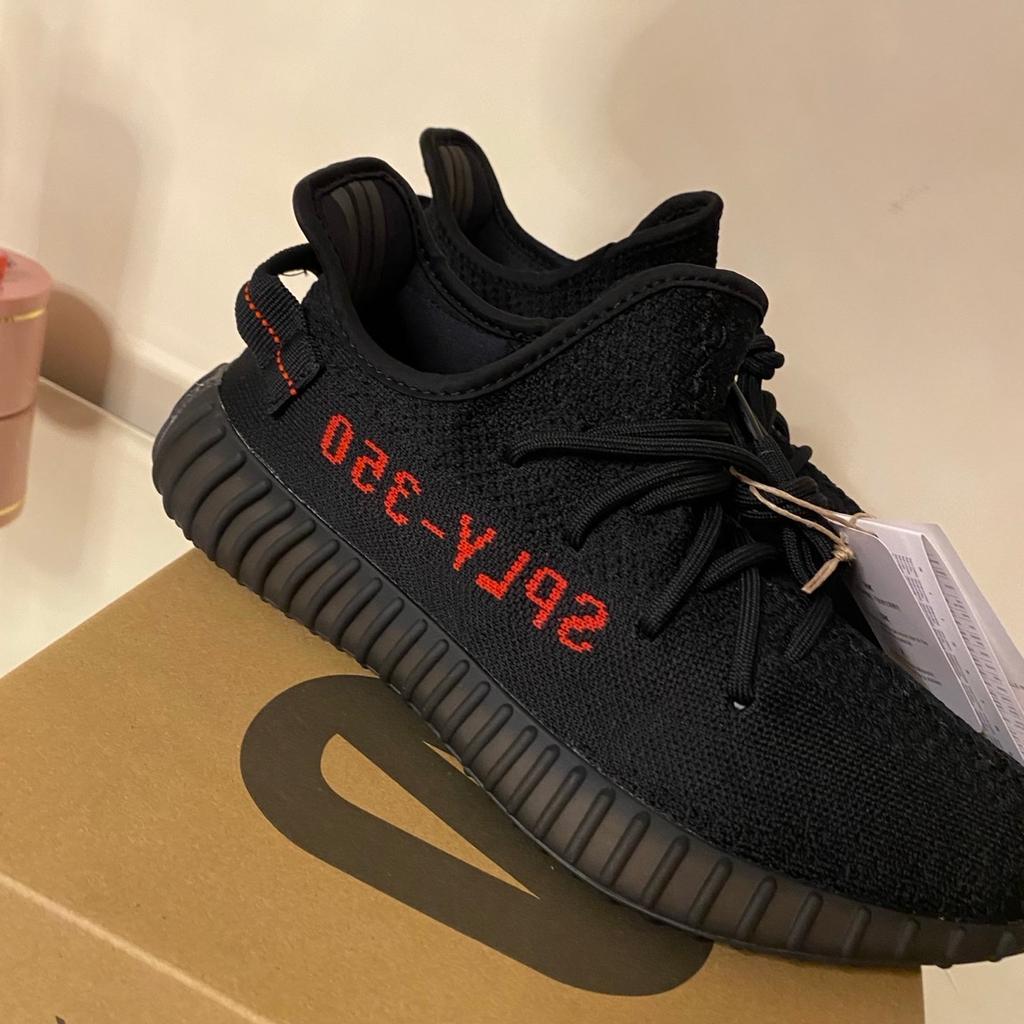 Adidas Yeezy Boost 350 V2 Black/Red
Boxed
Brand New With Tags Bought Directly From Adidas Confirmed Website