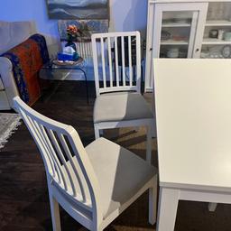 Ikea 4 seater dining table and chairs