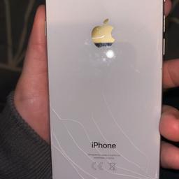 Fully working iPhone 8
Shattered on back but no effect to phone
Had a new screen 
Good for a first phone
£30 or nearest offer 
Can be delivered for a fee but PM me