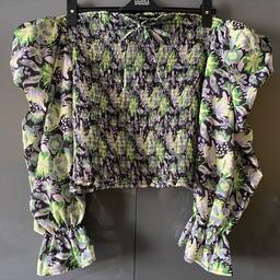 Size 26 Ladies Gorgeous BNWT Boohoo Plus Green/Multi Floral Print Ruched Milkmaid Fashion Top £6.99…Strood Collection or Post A/E…💕

Check out my other items….💕
