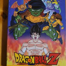Biete euch hier eine gut erhaltene (siehe Fotos ) Dragonball Z Movie 1-4 an . Es können leichte Gebrauchtspuren auf den DVDS vorhanden sein.