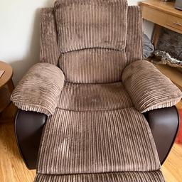 2 electric recliner chairs 8 month old as new hardly used no pets non smokers recline right back if wanted to sleep on . excellent condition for sale cost 600for pair no offers