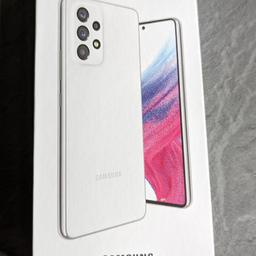 Verkaufe ein Samsung Galaxy A53 5G + Handyhülle und Panzerglas

Handy und Zubehör sind neu. Karton wurde nur geöffnet.

Dual Sim

Farbe Weiß

SM-A536B/DS
ROM 128 GB
RAM 6 GB