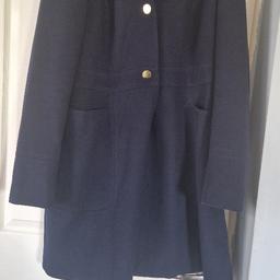 ladies coat navy from dorothy perkins size18