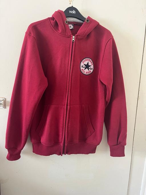 Buy & Sell South West London Norbury - South West London - Photos for Men’s Converse hoodie jacket size S/M burga