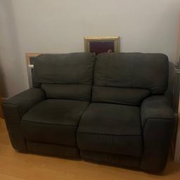 Sofas for sale used.

Grey microfibre soft material

1 x Corner Sofa

2 x Two seaters

All recliners are manual and most work as shown in the pictures.

Condition is good and have come from a pet free/smoke free home.

No rips or tears. Frame is mint.

Collection only. Delivery can be arranged at an additional cost.

Message for any inquiries.

Priced at £520 for all, open to offers/offers on individual sofas.