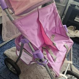 dolls pram the material would just need to be washed as it has got a few stains
