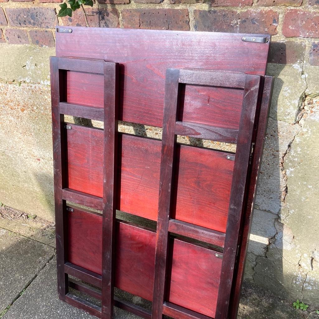 Vintage display bookshelves

(Have 7 sets of these and they can stack)

 94 x 30 deep x 71 wide cm