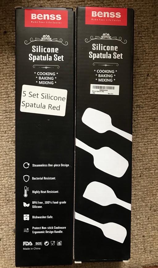 Buy & Sell South Yorkshire Doncaster - Photos for 5Set silicon spatula red