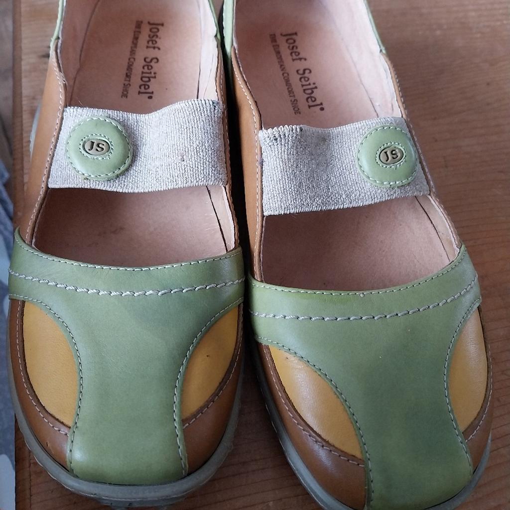 Josef Seibel Flat Shoes size 8/42 good condition can post for additional charge or cash on collection from RG2 8RL