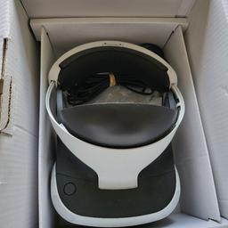 Ps4 vr 2nd generation for sale working perfectly excellent condition included all leads box and camera plus 3 games this only vr Ps4 not included pick up only cash only