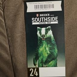 Ich verkaufe mein Tickets für das Southside Festival 2024, da ich aufgrund einer Hochzeit leider nicht hin kann.