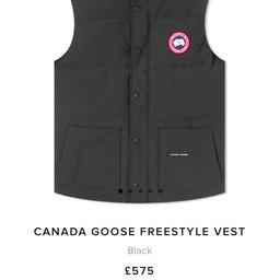 Canada Goose Freestyle Vest (Gilet)
Never been used only taken out original package
Size XL