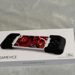 Selling a Gamevice controller for IPhones, it works with IPhone 6s, 6 plus, 6, 6s plus and IPhone 7, 7 plus. Mobile console gaming is a reality. 

By combining the latest iOS device from Apple with Gamevice, you get a phenomenal mobile gaming experience. Apple iOS devices have processors and storage on par with most popular consoles. Gamevice delivers the controls and with over 1000 games on Gamevice Live, you have a gaming rig and a library of games in the palm of your hand.