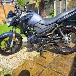 Selling my lexmoto aspire 125cc 2017 plate.
Has been sat for about 2 years so will need new battery etc. Last time it was used was fully working but won't start now. Probably down to spark plugs or something. I also have the mirror just needs to be reattached.

Selling due to moving house now and no longer have nowhere to store it.
Has logbook (I am the only owner)
X1 key 
Has less than a 1000 miles

If you have any questions, I'm happy to answer.

£599 ono