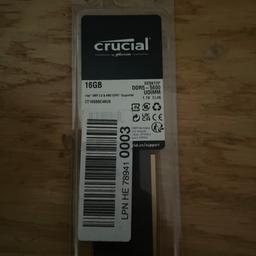 Neu Original verpackt Crucial DDR5 16GB KIT 5600

Neu Original verpackt Crucial DDR5 8 GB 5200