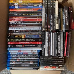 Verkaufe hier viele verschiedene DVD‘s, CD‘s und Blu Ray‘s. Ideal für den weiter Verkauf auf dem Flohmarkt.

Alle Artikel im gebrauchten Zustand.

Kein Versand.