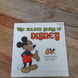 50 year anniversary vinyl lp featuring all the great songs from Disneyland,,jungle book,,pinocchio,,dumbo,,winnie the pooh ect , album and cover like new , 1973 ,