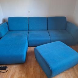 Sofa zu Verkaufen mit Bettfunktion und Stauraum.

Maße 2.70m×1.70m

Hocker: 80x80


Jedezeit zum Besichtigen