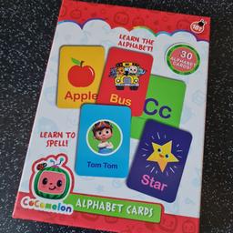 30 x cocomelon alphabet cards brand new in box