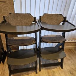 Baby to Toddler Highchair x2
Brand - Mamia
one for 20£
both for 30£