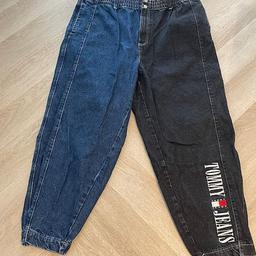 Tommy Hilfiger Denim Jeans Gr.18 Gr.46 Mom Fit High Waist blau