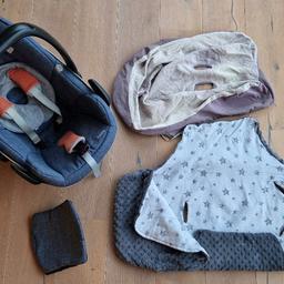 Verkaufen Maxi-Cosi Pebble mit
- Neugeboreneneinsatz
- Sommerbezug
- Einschlagdecke
- integrierter Sonnenschutz

Natürlich unfallfrei.

Nur Abholung