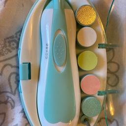Brand new baby’s electric manicure set. Different attachments for different ages. Battery operated
