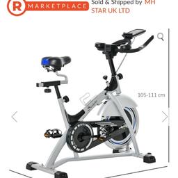 Exercise bike never used like new digital display £160 when new.