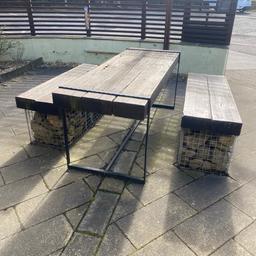 2 x tables and 5 x benches lovely for a garden or beer garden! Can be sold separately or as a full collection ! feel free to message with any questions or offers !
Please note you will have to unload baskets to move and refill at your end