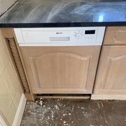 Neff dishwasher! Hardly used 600 mm , door can come with it but you’d probably have your own to fit works perfectly really clean £100