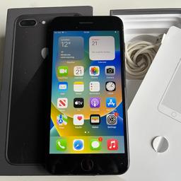 iPhone 8 Plus 64gb
Space Grey
Unlocked
Battery health: 94%
All in working order
Screen is in really good condition
Back glass is in very good condition
Frame of phone is good condition (few marks here and there)
Fully reset and ready to set up like new
Comes with original box and charging lead
No offers