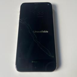 iPhone XS faulty
White
Bought in a job lot
Screen is cracked and lcd has a bleed so can only see had of screen (touch still works)
Back glass is also cracked (see photos)
Frame of the phone is in okay condition
iPhone is stuck on ‘iPhone Unavailable’ screen, unknown history and untested any further
iMei number on sim tray: 357222097815103
Ideal for parts
No offers