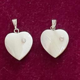 New Set Of 2 Mother Of Pearl Shell Heart Crystal Charm For Jewelry Making Craft
Earrings Pendant Birthday Valentine Anniversary Gift
Each -/+2x2cm -/+2g
 
Ask me for Buy It Now! 
Send Me Offers!

Item is in new condition, no box, refer to photos. Sold as seen basis! Smoke and Pet free home. 

Clearing family stash, unwanted gifts and from my shopaholic days on Multiple platforms so First Pay First Served Basis! YES to Reasonable Offers! NO reservations/returns/combined shipping/meet-ups/swaps! Confirmation of order IS NOT confirmation of sale until FULL payment is received. Using recycled packaging.

Upgrade to pay extra for track and signed postage otherwise it’s sent using Royal Mail 2nd class standard delivery. Not responsible for missing parcel. No refund once item is posted! Proof of postage receipt is available on request. Scammers’ll be reported to online fraudulent agency. 

#pearl #shell #healing #pendant #heart