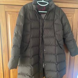 Marks & Spencer Pur Una ladies coat size Large (approx 12/14) 70% down 30% feather. Perfect as new condition, unused selling for neighbour grab a bargain priced to sell. Pet & smoke free home
