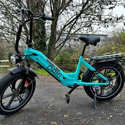 Daki Electric Bike 2024


Material: Aluminum alloy

Speed system: SHIMANO 7-speed/SHIMANO 

Brake:	Disc brake

Motor:	48V/500W

Battery: 48V12AH

Charging time: 3/5 hours 

Range: 38 miles

Speed: 45KM/H

Instrument:  W/USB LCD

Product size: 175*60*120cm

Carton size: 148*26*73.5cm 

NetÂ weight:Â 31KGS


12 months FACTORY WARRANTY parts
