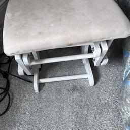 Hardly used. Upholstery could do with a clean. Sold with foot stall. Originally £250