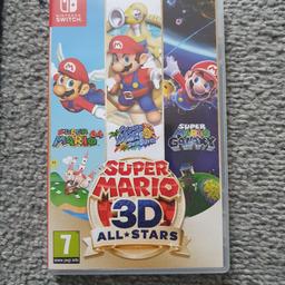 Super Mario 3d all stars game in case
can post with special delivery at a cost not include in the price