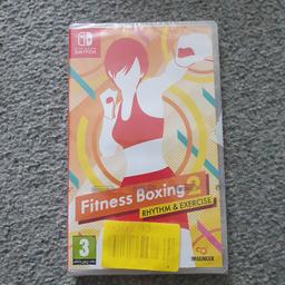 Brand new still sealed in original packaging made a mistake and bought 2 so not needed
fitness boxing 2 rhythm and exercise