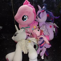 my little pony plush teddies
one is very large.
£6 the lot. Will need a freshen up as been stored in the shed.
Collection only. no posting. no delivery